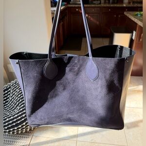Rebecca Minkoff Dark Blue Suede Tote
